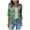 Green, variant on ZKIRBJV Summer Shrugs for Women 3/4 Sleeve Kimono Cardigans for Women Lightweight Open Front Shrug Cardigan Floral Print Dressy Casual Oversized Cardigans Brown S