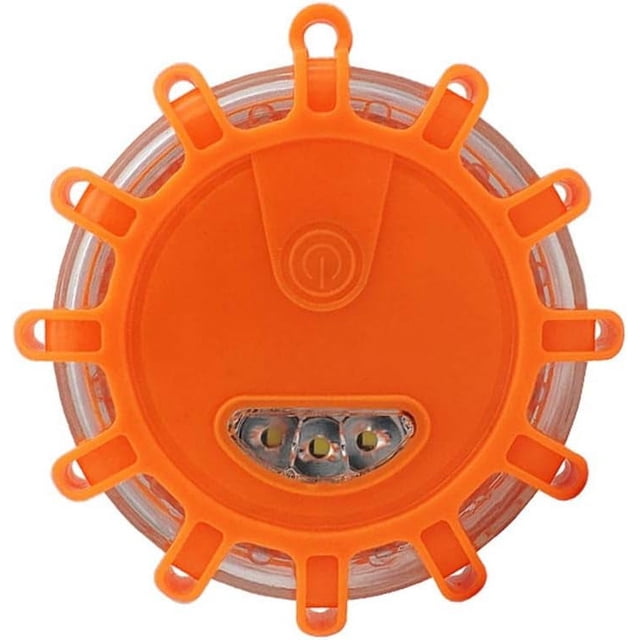 Luz de advertencia LED, baliza luminosa Luz de advertencia LED con base magnética y luz de rescate montada en gancho para camiones barcos marinos Dksfjkl