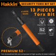 thumbnail image 4 of Destornillador magnético Torx Bit Set S2 Steel T5-T40, 13 unidades, 4 of 6