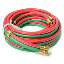 Forney Industries R-Grade Oxy-Acetylene Hose, 1/4 in x 25ft