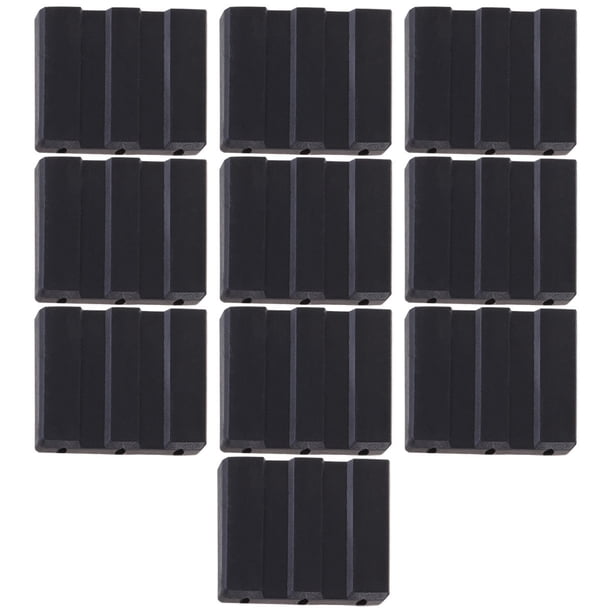 BRIGHTFUFU 10PCS Caja de transporte de dardos de plástico Estuche de transporte de dardos portátil Protector de aguja de dardos para el hogar al aire libre (Negro)
