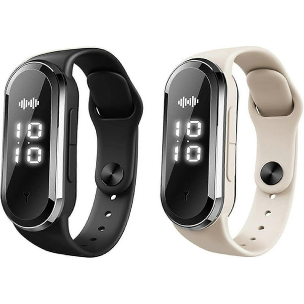 Ultrasonic Mosquito Repellent Bracelet - Electronic Mosquito Repellent Bracelet - Anti-Mosquito Wristband Insect Repellent Safe for Kids Adults Outdoo
