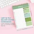 thumbnail image 6 of Eoozwa A5 Spiral Notebook Daily Planner with Sticky Notes 52 Pages for Portable Scheduling and Note Taking High Color Paper, 6 of 8