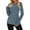 Navy, variant on Rohuuque Thermal Shirts for Women Velvet Lined Loose Polluer Solid Color Crew Neck Raglan Sleeve Thermal Base Layer Tops Pink