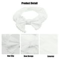 thumbnail image 4 of Bow Headband Fashion Cute Cotton Hair Band for Teenager White 6.3Inch, 4 of 6