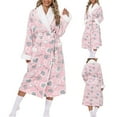 thumbnail image 6 of Aloohaidyvio Plush Robes for Women,Fluffy Fuzzy Cozy Warm Lightweight Bathrobe,Shower Spa House Long Robe for Women, 6 of 6