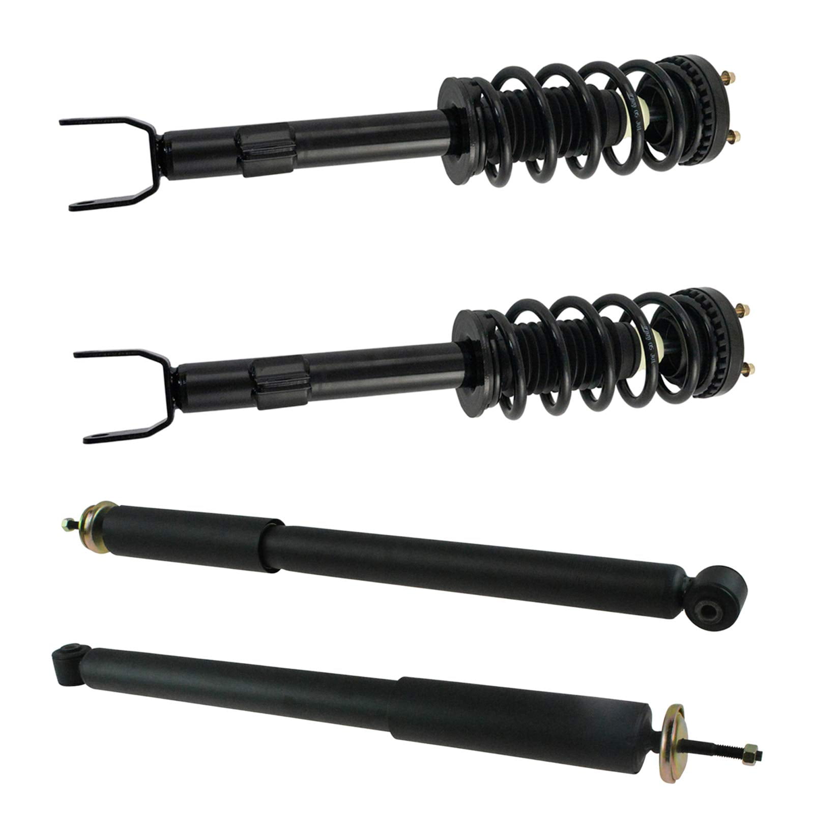 TRQ Front and Rear Complete Strut Assembly & Shock Absorber Kit Complete Strut & Coil Spring Assembly Fits Select 2011-2020 Chrysler 300