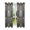 Buddhist Image Head, variant on Sheer Curtains 2 Panels Set Grommet Drapes Window Treatments Light Filtering for Bedroom Living Room W42 x L63 Funny Animal Masks