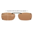thumbnail image 2 of Solar Shield Unisex Dioptics Rectangle Black Adult Sunglasses, 2 of 7