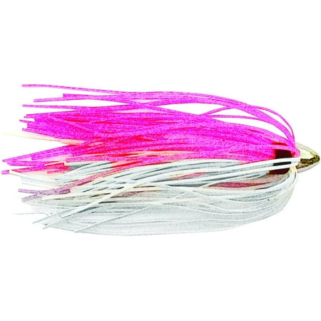 C&H CH-KB13 King Buster Lure Pink And White Skirt 1/8 oz Head 2.5