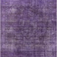 thumbnail image 1 of Ahgly Company Machine Washable Indoor Square Industrial Modern RebeccaPurple Area Rugs, 7' Square, 1 of 7