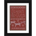 thumbnail image 1 of Shamp, Cindy 10x14 Black Ornate Wood Framed with Double Matting Museum Art Print Titled - Seasons Greetings, 1 of 4