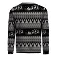 thumbnail image 5 of SRZYMJ Christmas Sweatshirts for Men Funny Crew Neck Pullover Long Sleeve Shirts with Christmas Print Tops Sweater, 5 of 7