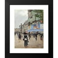 thumbnail image 2 of Jean Béraud 19x24 Black Modern Framed Museum Art Print Titled - Paris, Rue Du Havre (C. 1882), 2 of 5