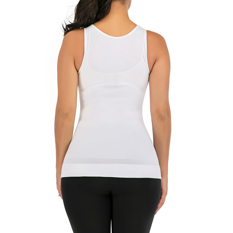 MANIFIQUE Women's Slimming Tank Top with Built in Bras, Everyday