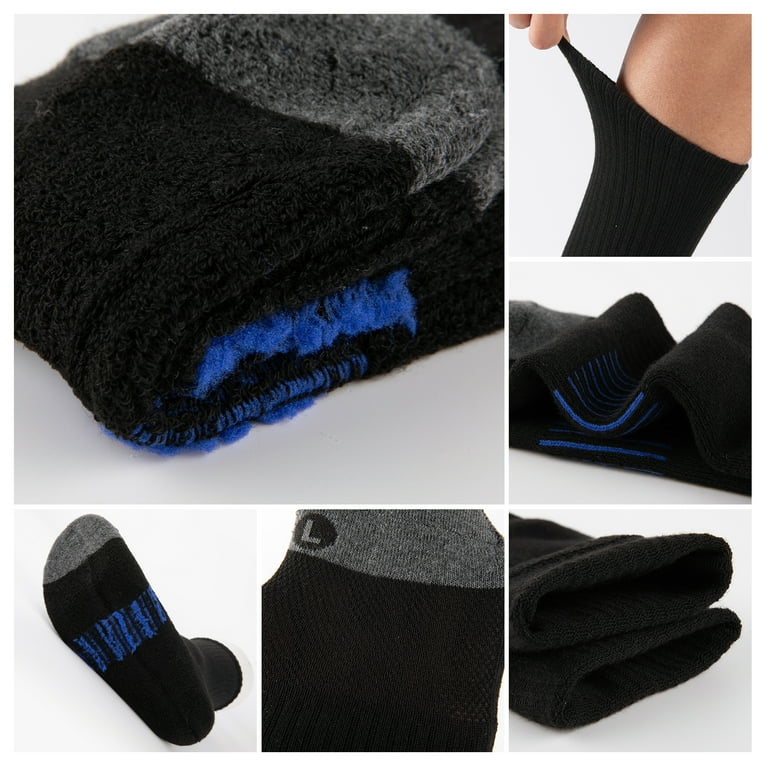 COOPLUS Men's Crew Socks, 10-Pack photo 3