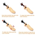 thumbnail image 4 of The Perfect Part 2 Way Wooden Adjustable Unisex Shoe Stretcher Expander, US Size 5-13, 4 of 12