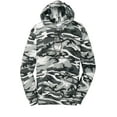 thumbnail image 5 of Port & Company Core Fleece Camo Pullover Hooded Sweatshirt-M (Winter Camo), 5 of 6