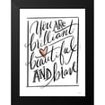 thumbnail image 2 of House Fenway 12x14 Black Modern Framed Museum Art Print Titled - You Are Brilliant, 2 of 5