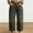 Blue, variant on Women's Cropped Wide Leg Denim Jeans, High‑rise Button‑Zip Fly, Large Patch Pockets, Solid‑dyed Tone, Clean Straight‑hem Durable Denim for Daily Weekend Activities, Tall Jeans for Women Army Green XL