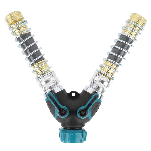 Conector de manguera en Y Ecomeon 2 vías divisor de tubería de agua para jardín