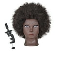 thumbnail image 2 of Pullover Toupee-African American Mannequin Head Real Hair Manikin Head for Styling Black, Black Skin Head Model Mannequin Head Teaching Head Black Mannequin Head Real Hair Head Model Afro,, 2 of 7