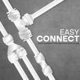 thumbnail image 2 of Metpure 1/4" NSF Certified 25 Feet Length LLDPE Tubing for Reverse Osmosis De-ionized Water Filtration Systems, Refrigerators, and Other Appliances (1/4", 25', White), 2 of 7