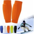 thumbnail image 1 of Pair Pack: Ski Shin Guards & Shin Pads — Calf Compression Sleeves with Honeycomb Padding — Suitable for Children, Teens, and Adults; Breathable, Lightweight Sports Protective Gear, 1 of 7