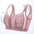 thumbnail image 5 of Thin Lace Wireless Bra Women's Integrated Underwear Comfortable Support for Daily Wear Sports Yoga and Fashion #Pink,48, 5 of 7