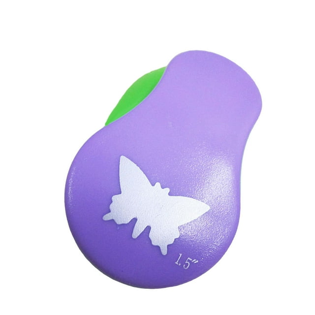 Perforadora de 3 piezas Kenally para álbum de recortes Material de laboratorio mariposa puntiaguda 1.5 pulgadas