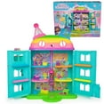 thumbnail image 1 of Gabby's Dollhouse, Maison festive aux couleurs de l'arc-en-ciel avec 15 éléments, figurines, meubles de maison de poupée et 10 effets sonores, jouets pour filles et garçons à partir de 3 ans, 1 of 9