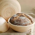 thumbnail image 3 of Handmade Rattan Banneton Bread Dough Proofing Fermentation Baskets Baking Bowl, 3 of 11