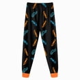 thumbnail image 5 of TOWED22 Toddler Baby Boy Fall Outfits 2Pcs Long Sleeve Cute Print Round Neck Sweatshirt Fleece Pants Casual Clothes(Orange,2-3 Y), 5 of 8