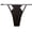Black, variant on Elegant Underwear for Women, Sparkling Rhinestone Strap Thong Panties, Breathable Lace Seamless Underwear for Women, Soft Invisible G-String