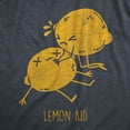 thumbnail image 2 of Mens Lemon Aid T Shirt Funny First Aid Lemons CPR Joke Tee for Guys Graphic Tees, 2 of 9