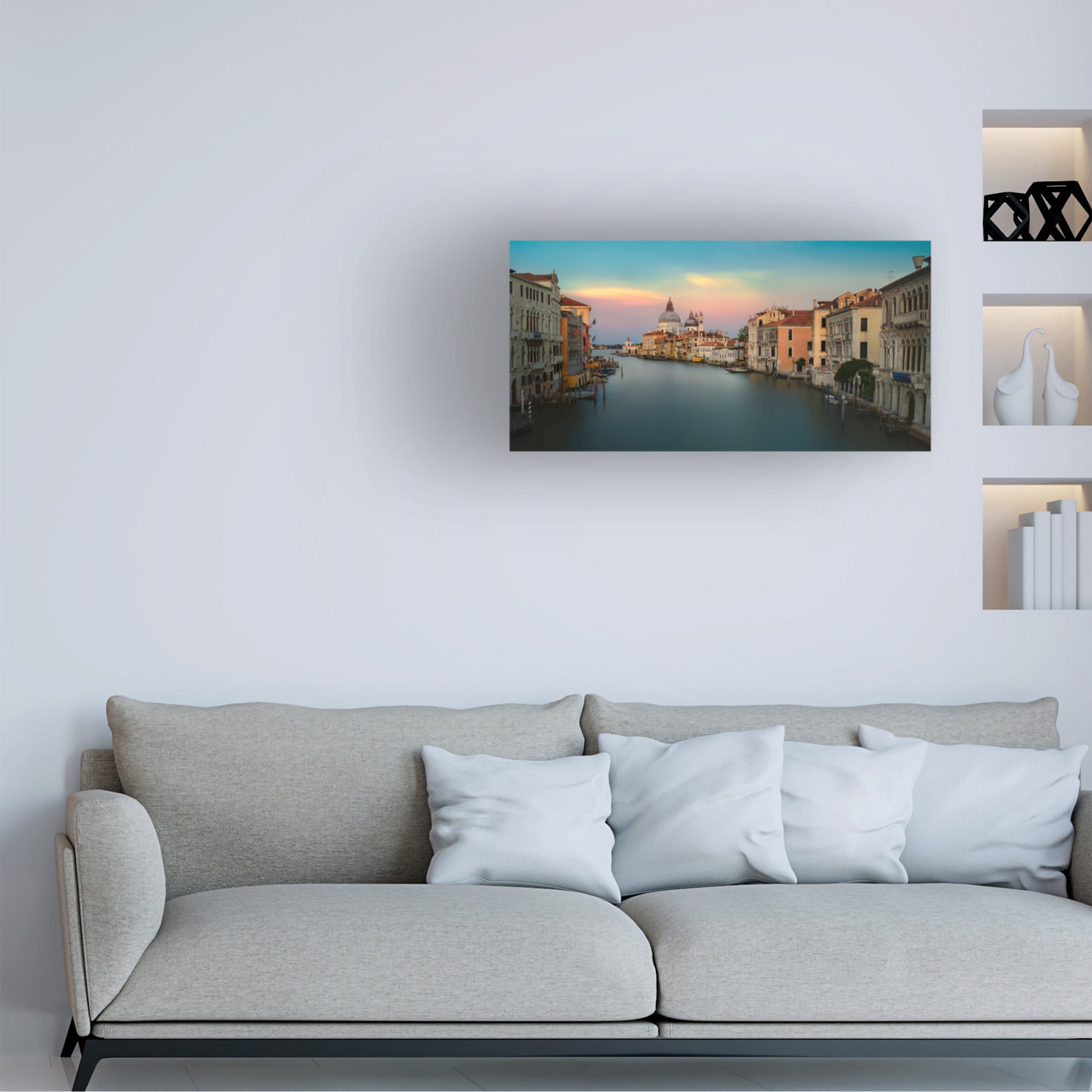 Trademark Fine Art Tommaso Pessotto Ah, it's Venice! Canvas Wall Art