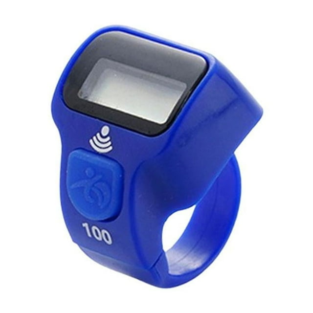Thumb Click Counter Digital Tally Handheld Finger Clicker with LED, Manual Row Stitch Counter for Knitting, Crochet, Classroom & Fitness Use