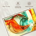 thumbnail image 6 of Elephant Stock Energy Dynamic Abstract Wall Art - Horizontal Canvas Wall Art - Living Room Wall Decor - Abstract Canvas - Orange And Turquoise Decor - 36" x 24", 6 of 8