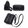 thumbnail image 3 of Carteras y bolsos de hombro de cuero PU suave al agua para mujer, bolso cruzado, bolsos tipo mensajero, estilo dos, 3 of 4