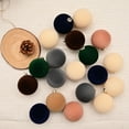 thumbnail image 4 of 12Pcs/set Christmas Balls,6 Colors - Christmas Hanging Ornaments Handmade Velvet Balls Christmas Tree Ornaments Xmas Velvet Tree Bulbs for Wedding Anniversary Party,  Khaki 6*6CM, 4 of 5