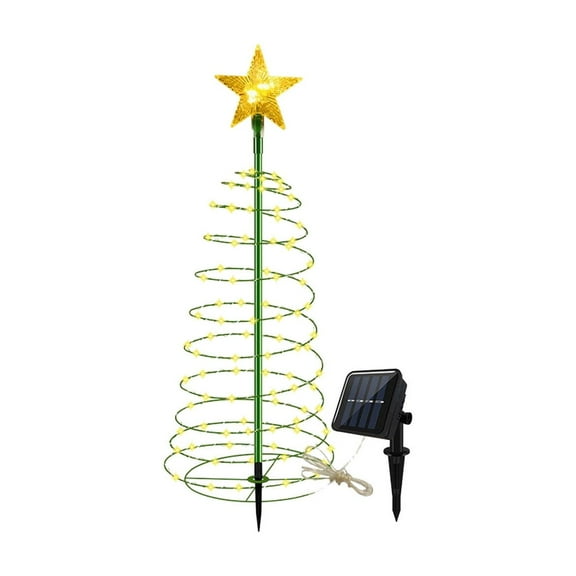 Cheapark LED Christmas Solar String Lights - Warm Color 8 Lighting Modes, Weather-Resistant Outdoor Decor for Garden Patio Tree Holiday 1pc