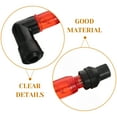 thumbnail image 4 of Shisuyan 3pcs Spark Plug Cap: High Performance Spark Plugs 90 Degree Bend for Dirt Bikes ATVs and Scooters - Ignition Resistor Cap with Light for Enhanced Efficiency, 4 of 8