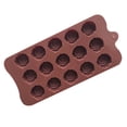 thumbnail image 2 of juego de 2 paquetes de jalea de silicona antiadherente de grado alimenticio, caramelo de chocolate, moldes de hielo, 2 of 4