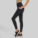 thumbnail image 2 of Pantalones de yoga de alto rendimiento con bolsillos laterales: leggings deportivos, nailon y spandex, ajuste ceñido y sujeción., 2 of 8