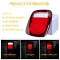 Ellunyo Trailer Tail Lights YPF5 16 LED Truck Trailer Lights with ...