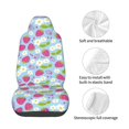 thumbnail image 4 of Fuzoiu Strawberry And Flowers Print Elastic Car Seat Covers, Seat Cover Protector,Universal Fit Interior Covers for Most Cars,Washable Seat Cover Non Slip for SUV,Sedan,Van, 4 of 5