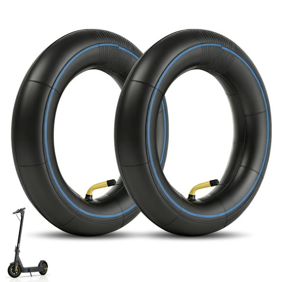 2-Pack 10x2 10x2.125 Inner Tube Replacement, Electric Scooter Tire Replacement Wheels with 90° Valve for Self Balancing Electric Scooter E-Bike Tire Tube Tubes