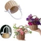 thumbnail image 4 of 1 pieza pequeña cesta de mimbre cesta de mimbre tejida pequeña cesta de mimbre con mano cesta de vino cesta de frutas cesta de flores cesta de mimbre boda, decoración de mesa JM, 4 of 5