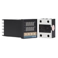 thumbnail image 1 of PID Temperature Controller Kit, REX C100 Digital LED Thermostat Controller Regulator AC 100~240V Comes With SSR 25A Solid State Relay PID Temperature Controller, 1 of 8