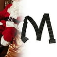 thumbnail image 2 of Christmas Santa Belt Santa Costume Belt for Dress up Stage Performance Xmas Black Buckle, 2 of 8